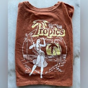 Short-sleeve Billabong x The Salty Blonde very cropped tee